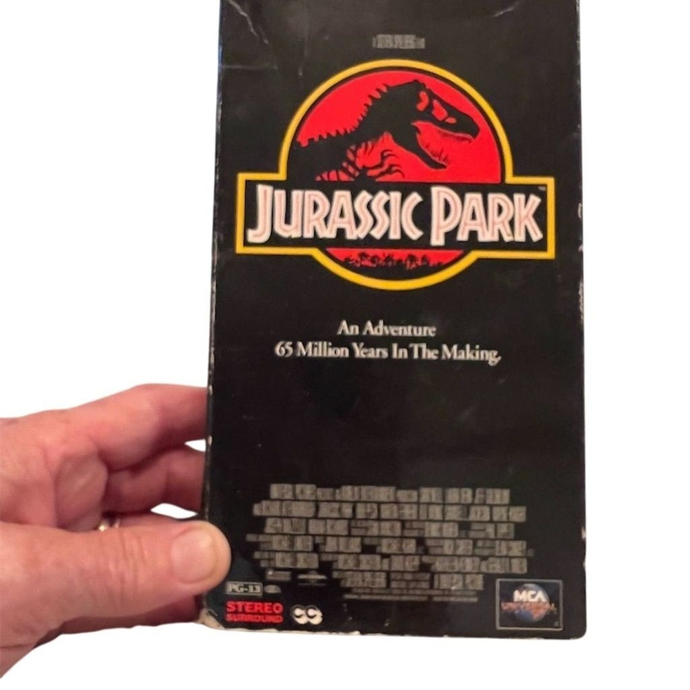 Jurassic Park VHS Tape 1994 Vintage Sci-Fi Movie‎ Spielberg PG-13 tested 90's